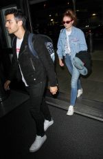 SOPHIE TURNER and Joe Jonas Jet Out of LAX Airport 07/20/2017