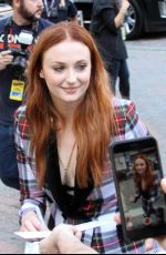 SOPHIE TURNER Arrives at Comic-con in San Diego 07/21/2017
