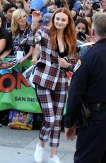 SOPHIE TURNER Arrives at Comic-con in San Diego 07/21/2017