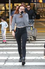 SOPHIE TURNER Arrives at LAX Airport in Los Angeles 07/11/2017