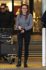 SOPHIE TURNER Arrives at LAX Airport in Los Angeles 07/11/2017