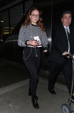 SOPHIE TURNER Arrives at LAX Airport in Los Angeles 07/11/2017