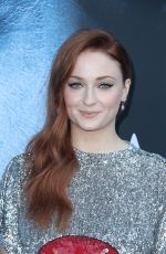 SOPHIE TURNER at Game of Thrones Season 7 Premiere in Los Angeles 07/12/2017