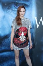 SOPHIE TURNER at Game of Thrones Season 7 Premiere in Los Angeles 07/12/2017