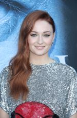 SOPHIE TURNER at Game of Thrones Season 7 Premiere in Los Angeles 07/12/2017