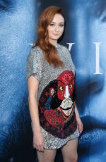 SOPHIE TURNER at Game of Thrones Season 7 Premiere in Los Angeles 07/12/2017