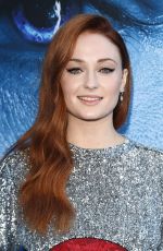 SOPHIE TURNER at Game of Thrones Season 7 Premiere in Los Angeles 07/12/2017