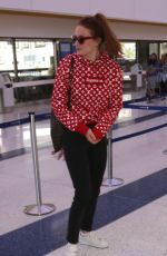 SOPHIE TURNER at Los Angeles International Airport 07/13/2017