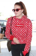 SOPHIE TURNER at Los Angeles International Airport 07/13/2017