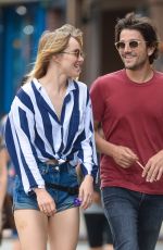 SUKI WATERHOUSE and Diego Luna Out in New York 07/19/2017