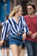 SUKI WATERHOUSE and Diego Luna Out in New York 07/19/2017