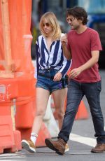 SUKI WATERHOUSE and Diego Luna Out in New York 07/19/2017