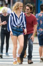 SUKI WATERHOUSE and Diego Luna Out in New York 07/19/2017