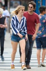 SUKI WATERHOUSE and Diego Luna Out in New York 07/19/2017