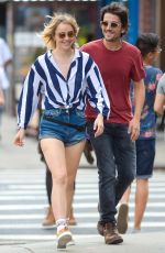 SUKI WATERHOUSE and Diego Luna Out in New York 07/19/2017