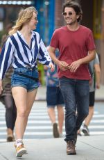 SUKI WATERHOUSE and Diego Luna Out in New York 07/19/2017