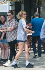 SUKI WATERHOUSE in Shorts Out in New York 07/21/2017