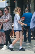 SUKI WATERHOUSE in Shorts Out in New York 07/21/2017