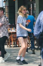 SUKI WATERHOUSE in Shorts Out in New York 07/21/2017