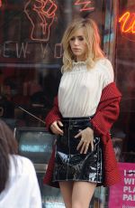 SUKI WATERHOUSE on the Set of a Photoshoot in New York 07/09/2017