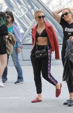 TALLIA STORM and Her Sister at Louvre in Paris 07/06/2017