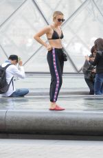 TALLIA STORM and Her Sister at Louvre in Paris 07/06/2017