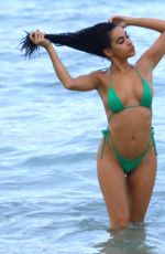 TAO WICKRATH and JULISSA NEAL in Bikinis at a Beach in Miami 06/30/2017