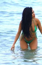 TAO WICKRATH and JULISSA NEAL in Bikinis at a Beach in Miami 06/30/2017