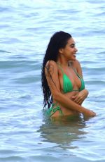 TAO WICKRATH and JULISSA NEAL in Bikinis at a Beach in Miami 06/30/2017