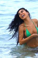 TAO WICKRATH and JULISSA NEAL in Bikinis at a Beach in Miami 06/30/2017