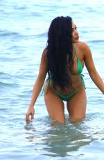 TAO WICKRATH and JULISSA NEAL in Bikinis at a Beach in Miami 06/30/2017