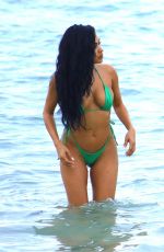 TAO WICKRATH and JULISSA NEAL in Bikinis at a Beach in Miami 06/30/2017