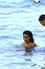 TAO WICKRATH and JULISSA NEAL in Bikinis at a Beach in Miami 06/30/2017