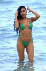 TAO WICKRATH and JULISSA NEAL in Bikinis at a Beach in Miami 06/30/2017