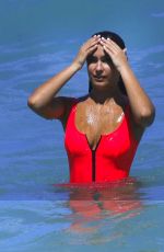 TAO WICKRATH in Swimsuit at a Beach in Miami 07/11/2017