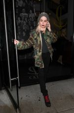 TARYN MANNING Leaves Catch LA in West Hollywood 07/02/2017\