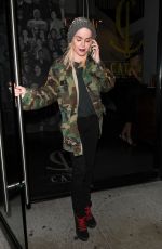 TARYN MANNING Leaves Catch LA in West Hollywood 07/02/2017\
