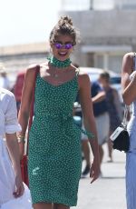 TAYLOR HILL and DAPHNE GROENEVELD Out for Ice Cream in St. Tropez 07/24/2017