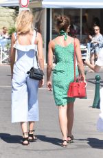 TAYLOR HILL and DAPHNE GROENEVELD Out for Ice Cream in St. Tropez 07/24/2017