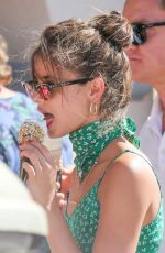 TAYLOR HILL and DAPHNE GROENEVELD Out for Ice Cream in St. Tropez 07/24/2017
