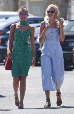 TAYLOR HILL and DAPHNE GROENEVELD Out for Ice Cream in St. Tropez 07/24/2017