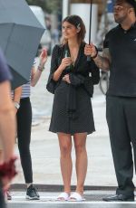 TAYLOR HILL on the Set of a Photoshoot in New York 07/14/2017