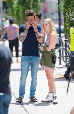 TESSA ALBERTSON on the Set of Younger in New York 06/26/2017