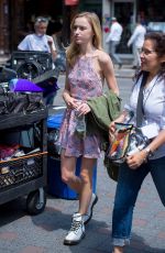TESSA ALBERTSON on the Set of Younger in New York 06/26/2017