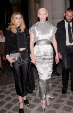 TILDA SWINTON at Vogue Party at Paris Fashion Week 07/04/2017