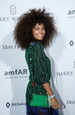 TINA KUNAKEY at Vogue Party at Paris Fashion Week 07/04/2017