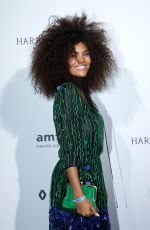 TINA KUNAKEY at Vogue Party at Paris Fashion Week 07/04/2017