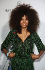 TINA KUNAKEY at Vogue Party at Paris Fashion Week 07/04/2017