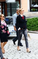 UMA THURMAN Out Shopping in Karlovy Vary 07/01/2017