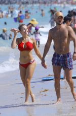 VALERIA ORSINI in Bikini at a Beach in Miami 07/04/2017